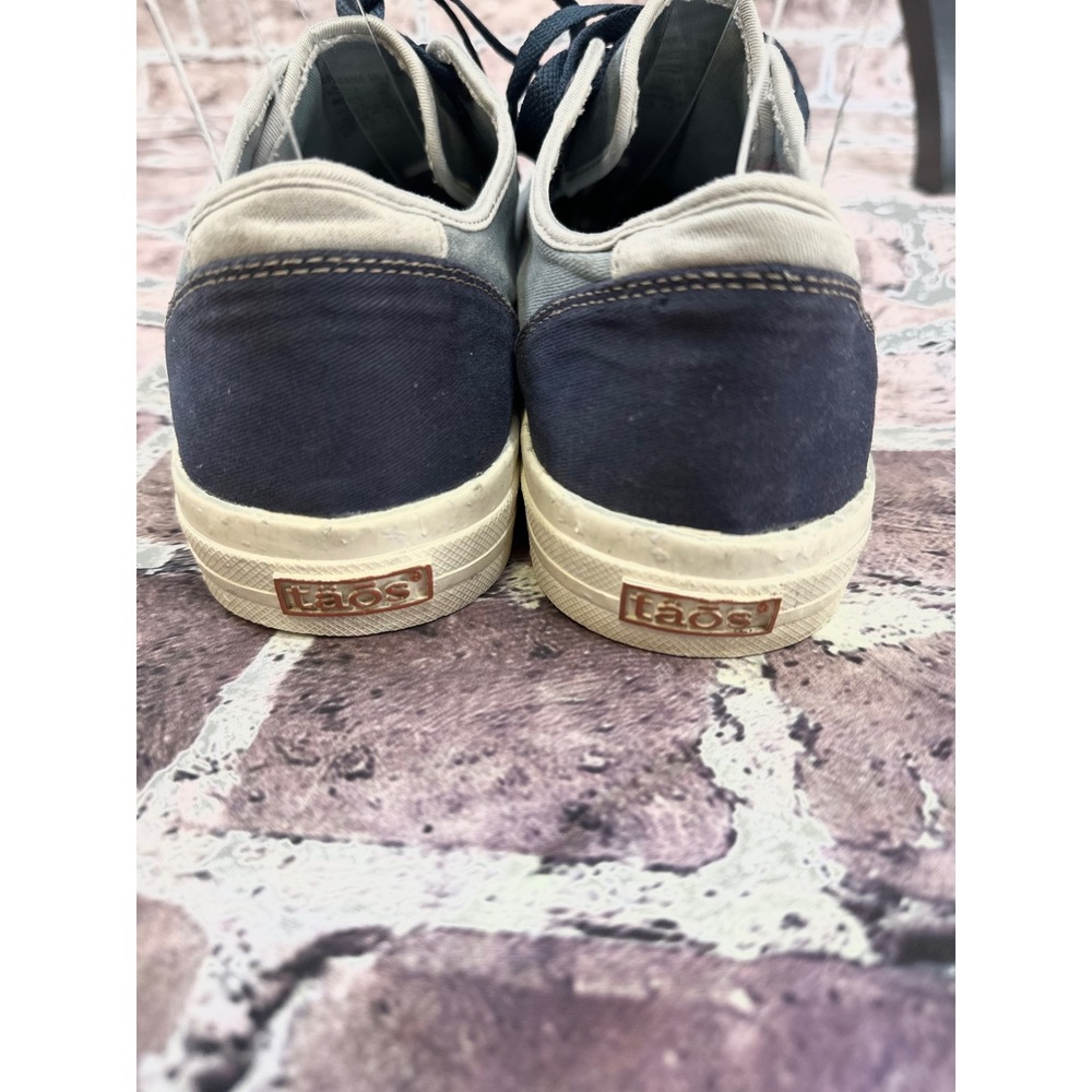 Taos Super Soul Mens Slate Blue Canvas Low Top Sneakers Size 10 Everyday Classic - Picture 4 of 16